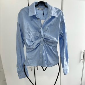 Beautiful blouses light blue size medium